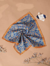 Blue Paisley Silk Pocket Square - TOSSIDO