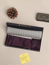 Blue Paisley Woven Cravat & Pocket Square Set - TOSSIDO