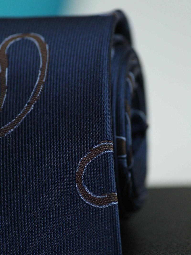 Blue Paisley Woven Silk Necktie - TOSSIDO