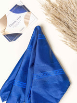 Blue Panel Necktie Gift - set - TOSSIDO