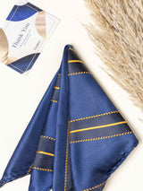 Blue Panel Necktie Gift - set - TOSSIDO