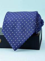 Blue Polka Broad Necktie - TOSSIDO