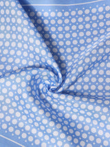 Blue Polka Silk Pocket Square - TOSSIDO