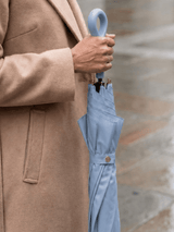 Blue Solid Capsule Umbrella - TOSSIDO
