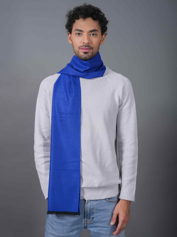 Blue Solid Muffler - TOSSIDO