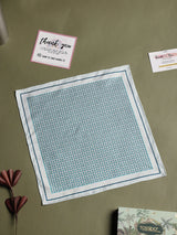 Blue Starfish Silk Pocket Square - TOSSIDO