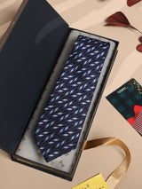 Blue Stripe Woven Necktie - TOSSIDO