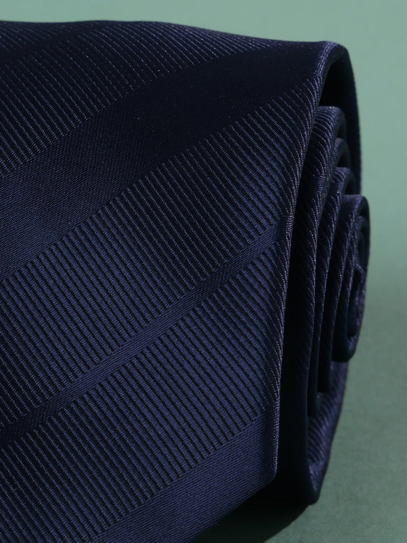 Blue Stripe Woven Necktie - TOSSIDO