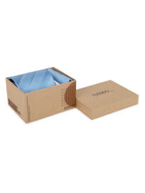 Blue Striped Necktie & Pocket Square Giftset - TOSSIDO