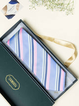 Blue Stripes Broad + Long Necktie - TOSSIDO