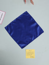 Blue Stripes Jacquard Pocket Square - TOSSIDO