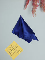 Blue Stripes Jacquard Pocket Square - TOSSIDO