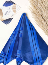 Blue Stripes Necktie Gift - set - TOSSIDO