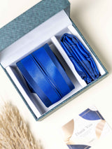 Blue Stripes Necktie Gift - set - TOSSIDO