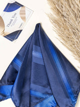 Blue Stripes Necktie Gift - set - TOSSIDO