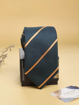 Blue Stripes Woven Necktie - TOSSIDO