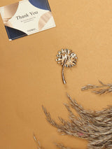 Blue Sunflower Brooch - TOSSIDO