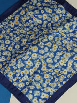 Blushing Blue Pocket Square - TOSSIDO