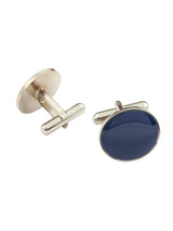 Bold Blue Formal Cufflinks - TOSSIDO