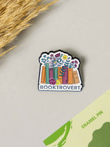 Booktrovert Enamel Pin - TOSSIDO