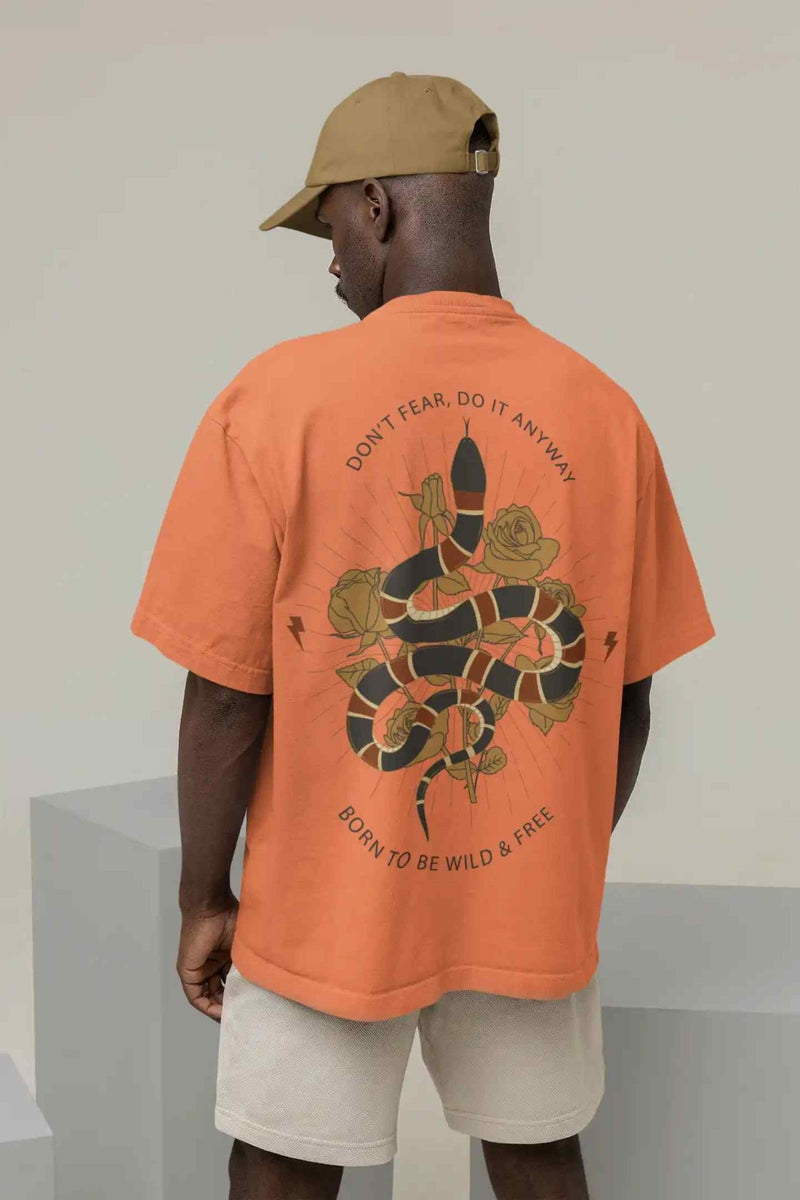 Born to Be Wild & Free: Oversized Tee - TOSSIDO
