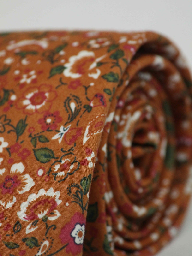 Botanical Skinny Necktie - TOSSIDO