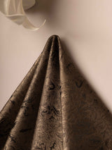 Bronze Floral Jacquard Pocket Square - TOSSIDO