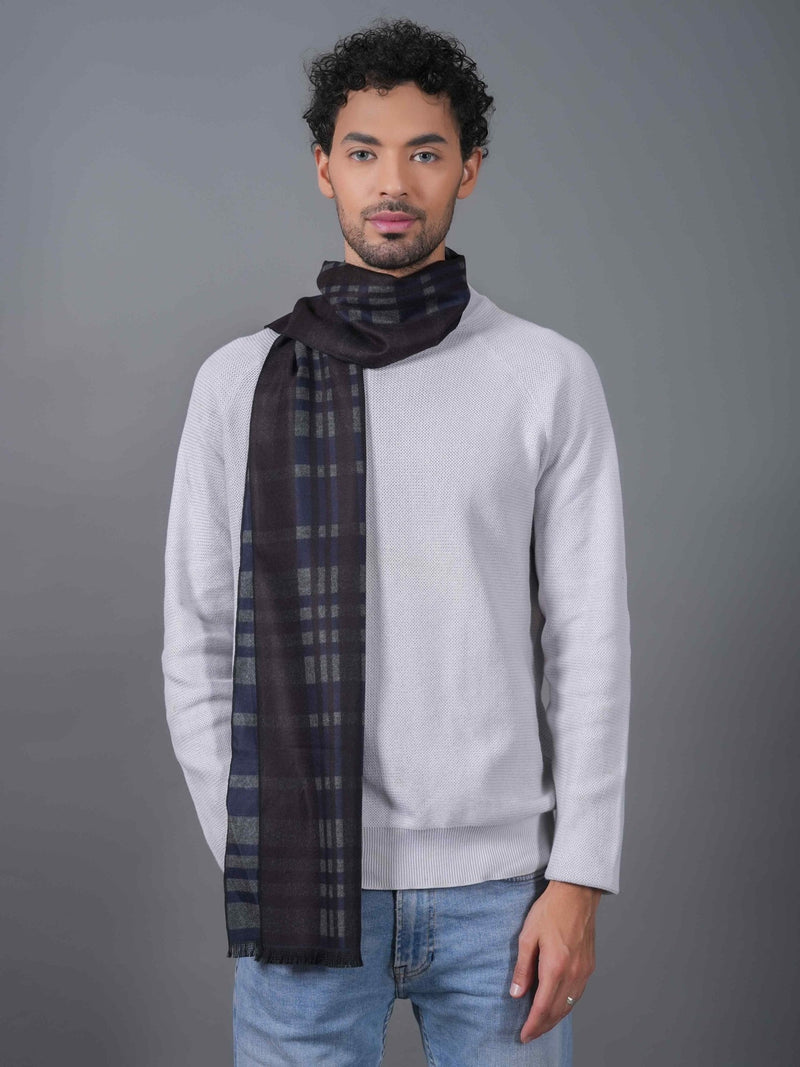 Brown Check Muffler - TOSSIDO