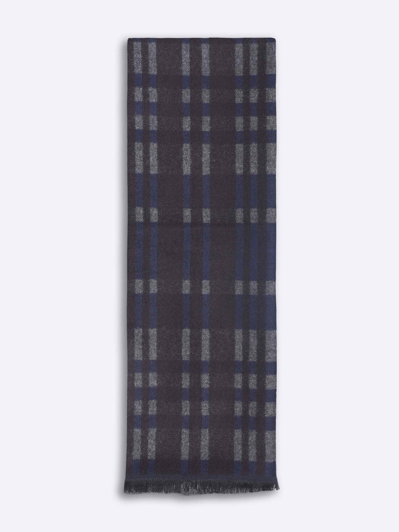 Brown Check Muffler - TOSSIDO