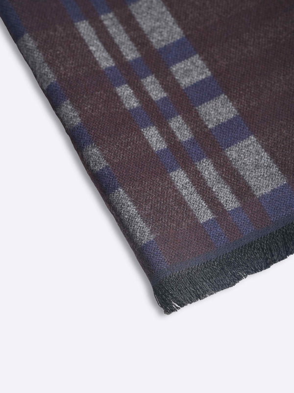 Brown Check Muffler - TOSSIDO