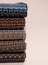 Brown Fair Isle Socks – Pack of 5 - TOSSIDO