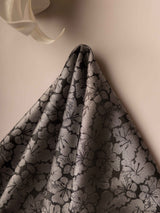 Brown Floral Jacquard Pocket Square - TOSSIDO