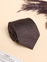 Brown Paisley Performance Silk™ Necktie - TOSSIDO