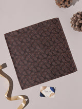 Brown Paisley Performance Silk™ Pocket Square - TOSSIDO