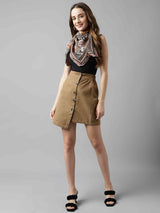 Brown Paisley Scarf & Scarf Bag Set - TOSSIDO