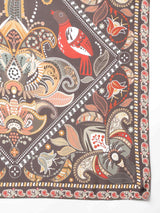 Brown Paisley Scarf & Scarf Bag Set - TOSSIDO