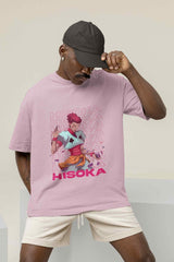 Bungee Gum Master: Hisoka's Grin Oversized Tee - TOSSIDO