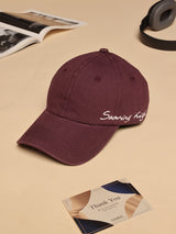 Burgundy Soaring High Baseball Cap - TOSSIDO