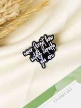 Capability Typography Enamel Pin - TOSSIDO