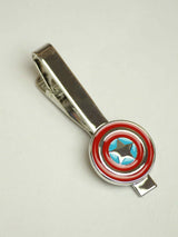 Captain America Shield Cufflinks & Tie clip Set - TOSSIDO