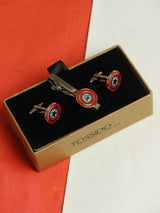 Captain America Shield Cufflinks & Tie clip Set - TOSSIDO
