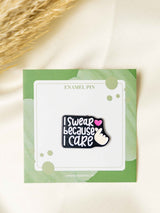 Caring Typography Enamel Pin - TOSSIDO