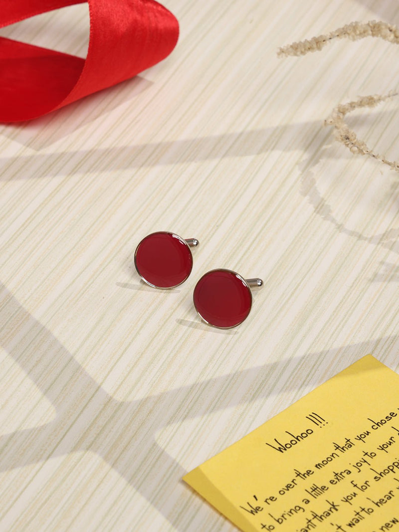 Carnate Solid Cufflink - TOSSIDO