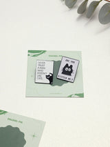 Cat Lover Quote & Are You Kitten Me Enamel Pin Set of 2 - TOSSIDO