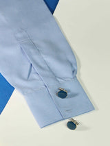 Cerulean Solid Cufflink - TOSSIDO
