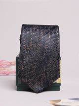 Charcoal Abstract Dot Necktie