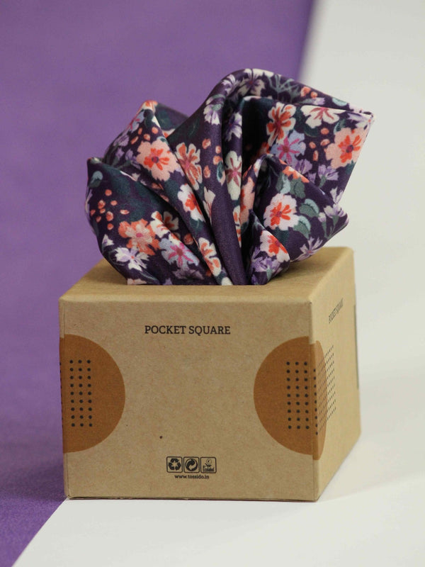 Cherrywine Pocket Square - TOSSIDO
