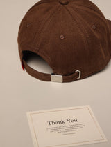 Chocolate Brown Nothing Baseball Cap - TOSSIDO
