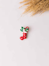 Christmas Stocking Brooch - TOSSIDO