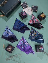 Classic Elegance Pocket Square Set – Pack of 9 - TOSSIDO